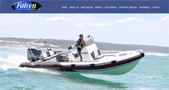 Desktop Screenshot of falconinflatables.com