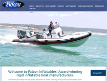 Tablet Screenshot of falconinflatables.com